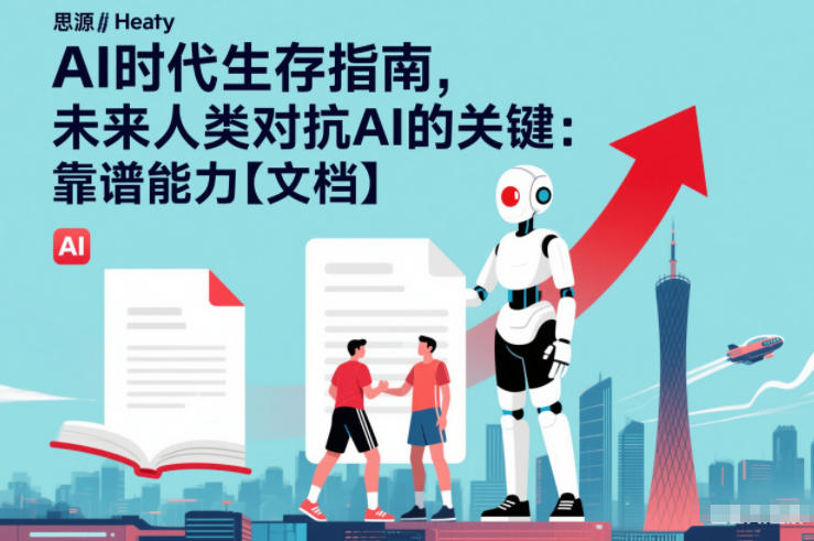 AI时代生存指南，未来人类对抗AI的关键：靠谱能力【文档】-极速搞钱指南