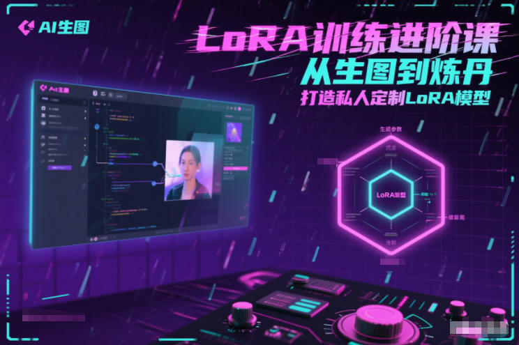 LoRA训练进阶课，从生图到炼丹，打造私人定制LoRA模型-极速搞钱指南