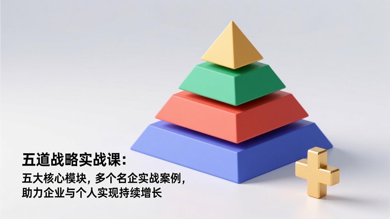 五道战略实战课：五大核心模块，多个名企实战案例，助力企业与个人实现持续增长-极速搞钱指南