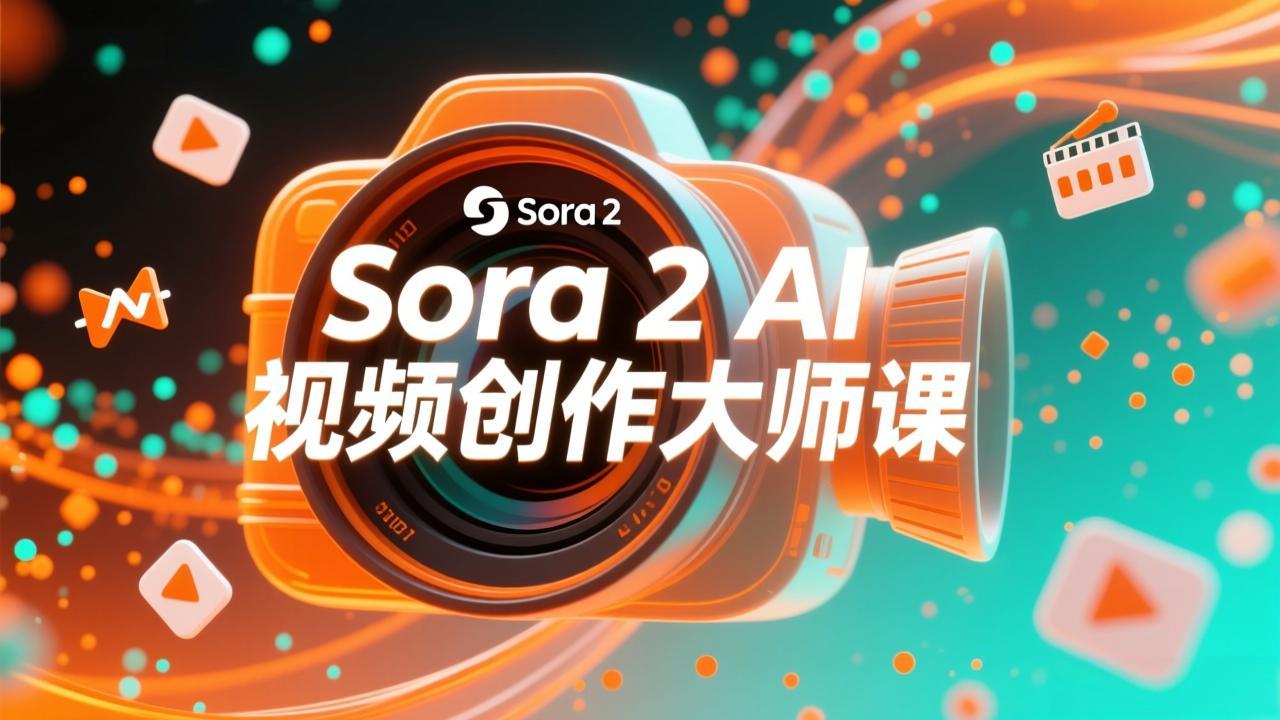 如何利用Sora 2创建流行AI人工智能视频大师班教程：掌握创作全流程，产出百万播放内容-极速搞钱指南