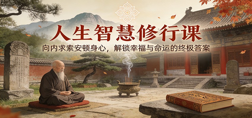 人生智慧修行课：向内求索安顿身心，解锁幸福与命运的终极答案-极速搞钱指南