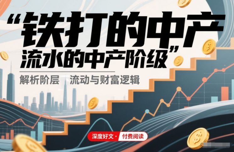 付费文章：铁打的中产，流水的中产阶级-极速搞钱指南