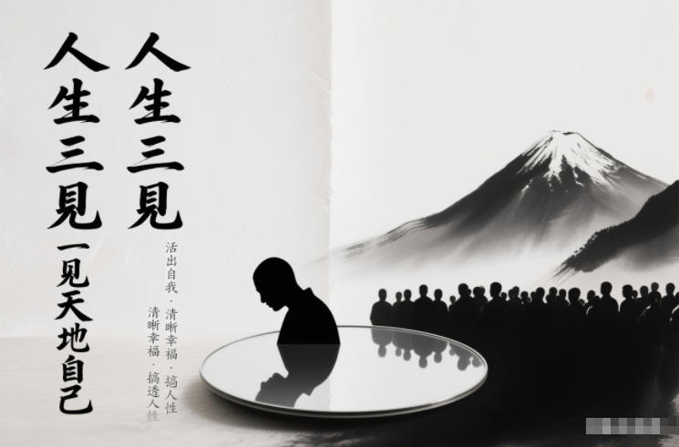 人生三见一见天地见众生见自己，活出自我拥有清晰幸福人生，搞透人性-极速搞钱指南