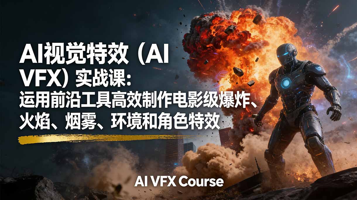 AI视觉特效(AI VFX-极速搞钱指南